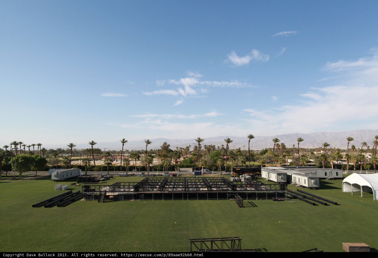 Coachella Weekend 2 Stage in the Vast Green Field