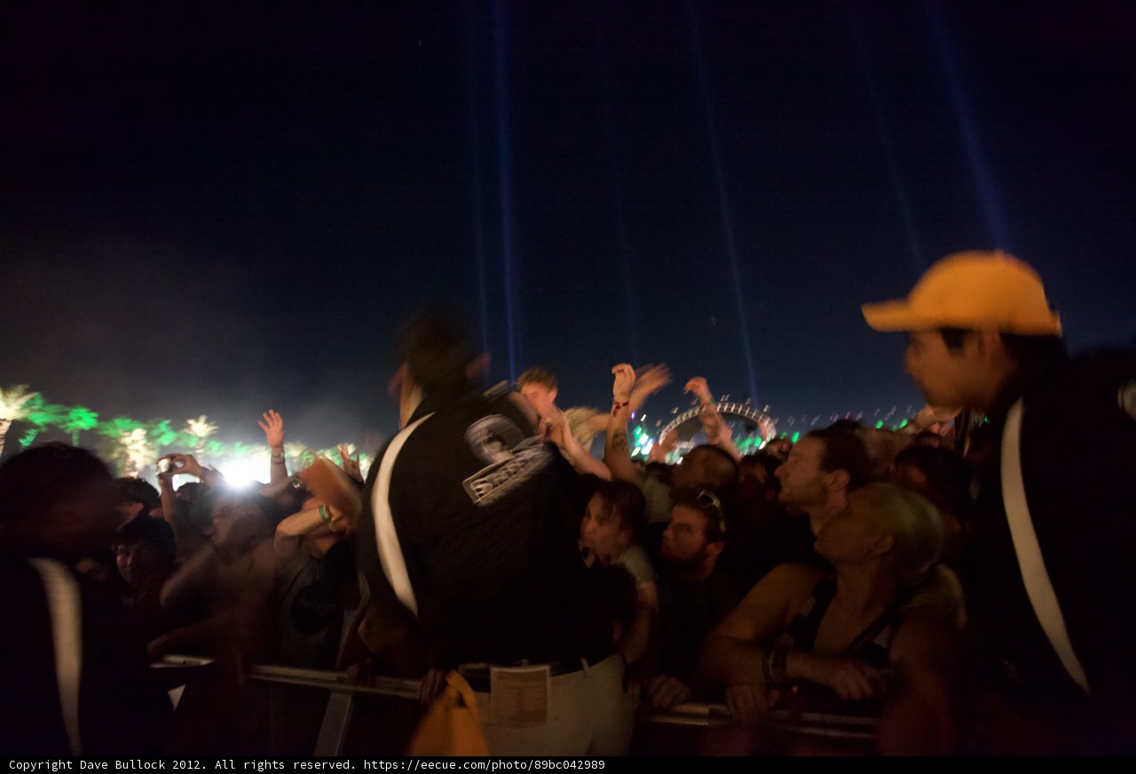 Crowd Goes Wild at Coachella 2012 Friday Night Concert