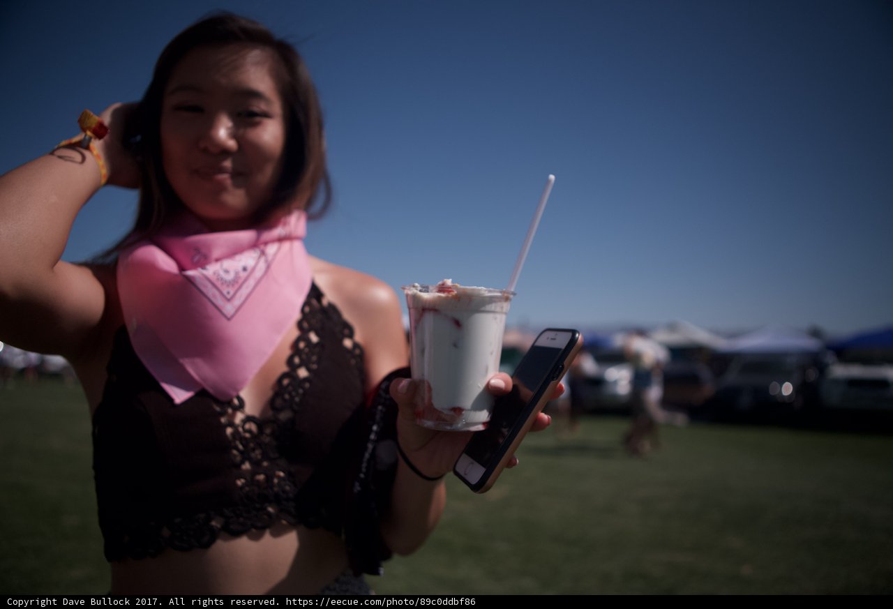 Sipping Smoothies Under the Coachella Sky
