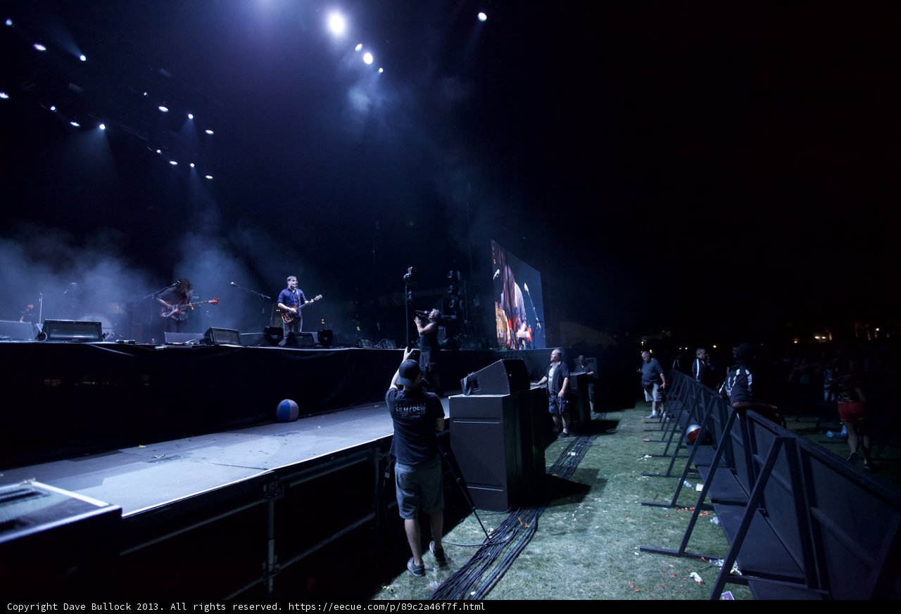 Coachella Crowd Jams to Rock Band Performance