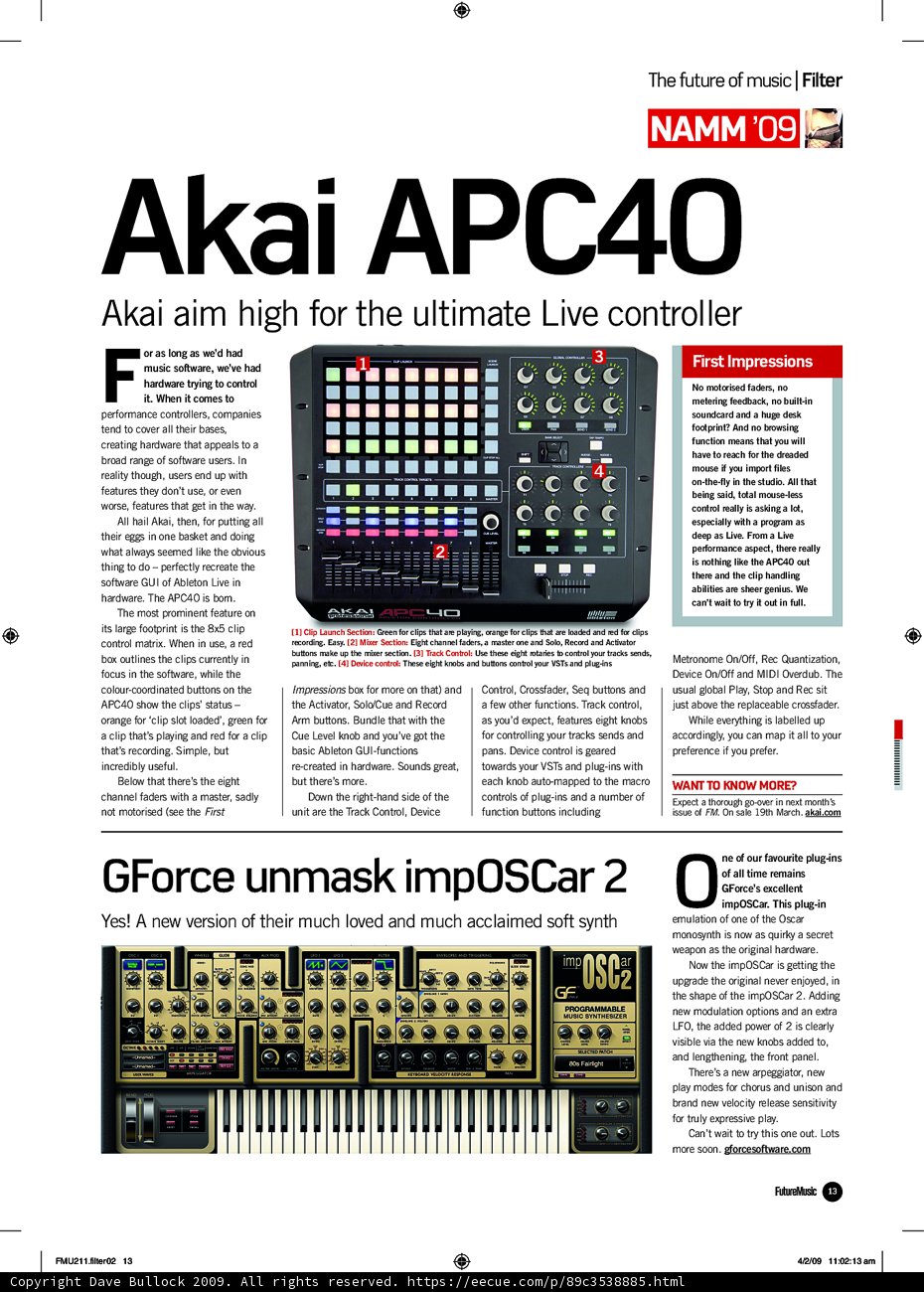 The Power of the Akai APC40
