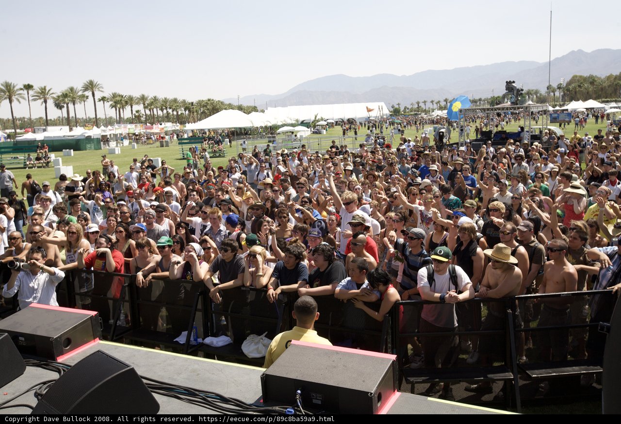 Coachella 2008 Music Festival Crowd