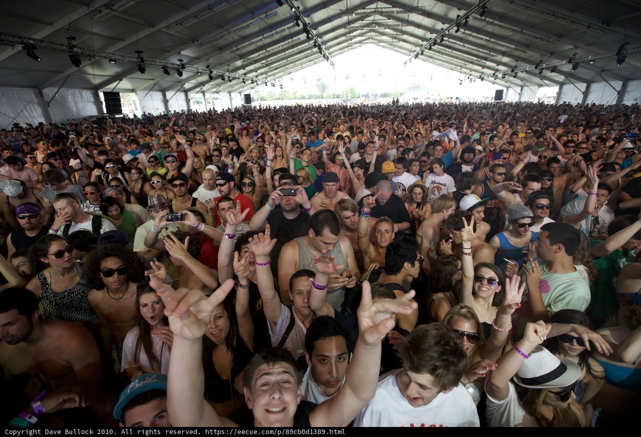Coachella Concert Crowd