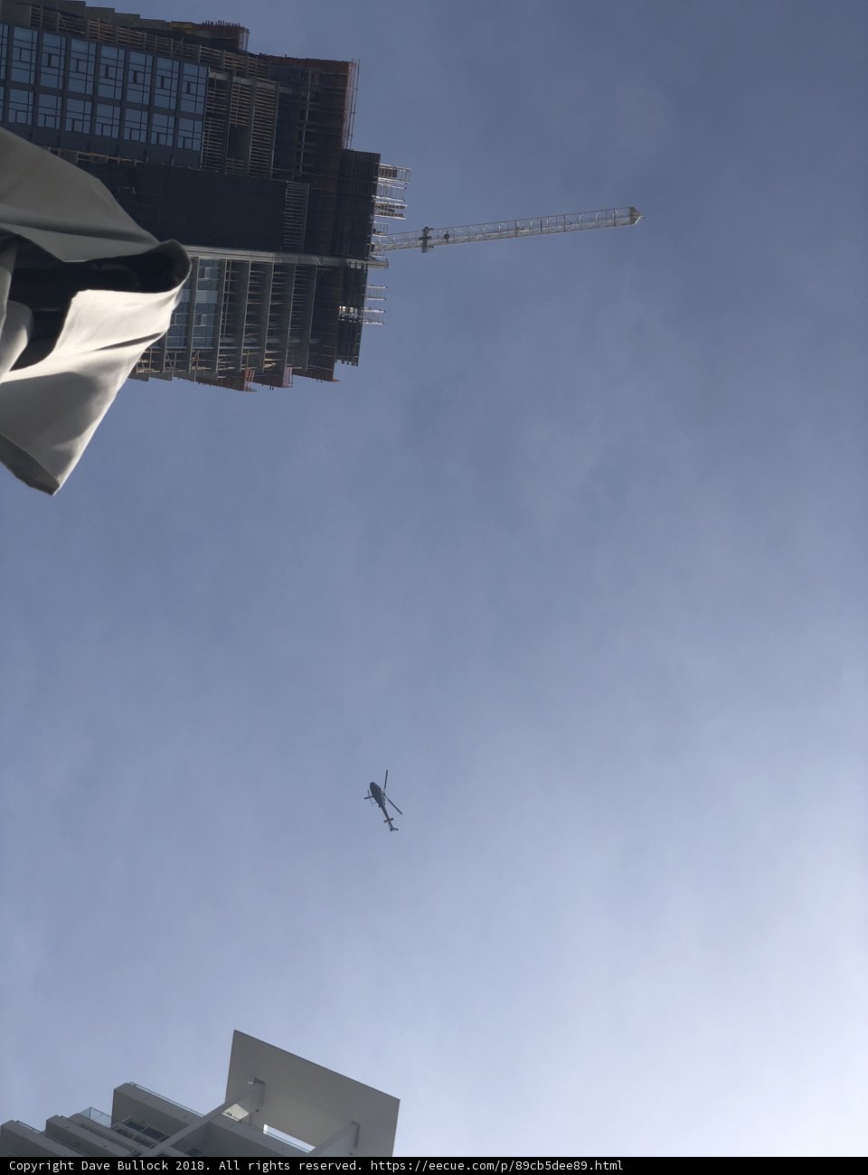 Flying over the City