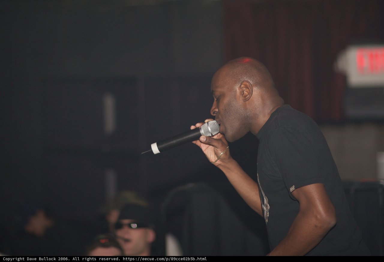 MC Q rocks the house