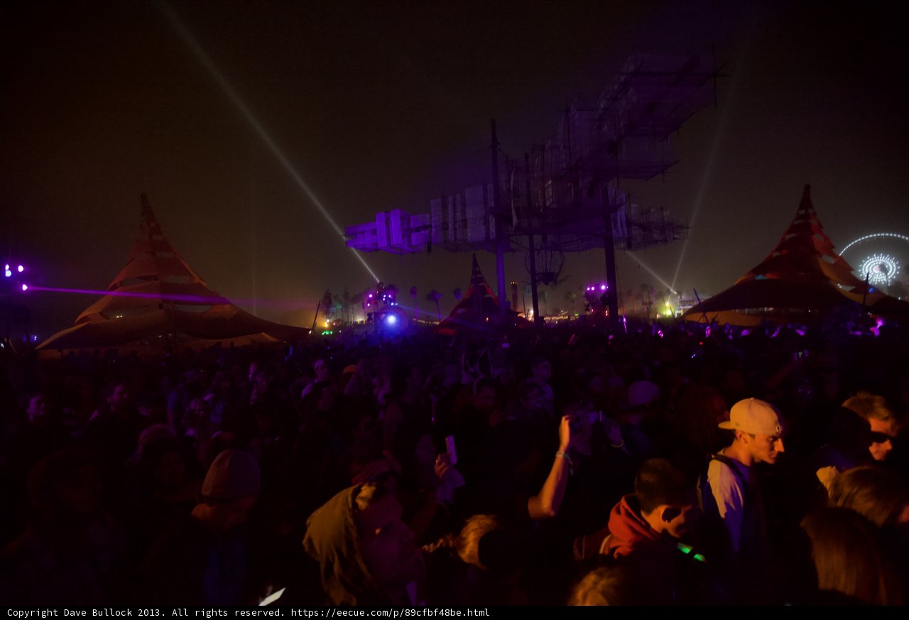 Purple Lights and a Packed Crowd at Coachella