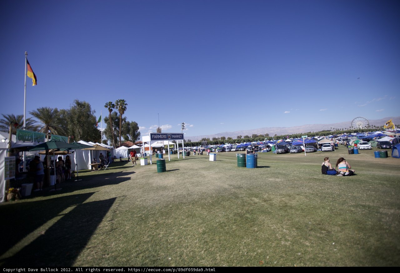 Relaxing at Coachella