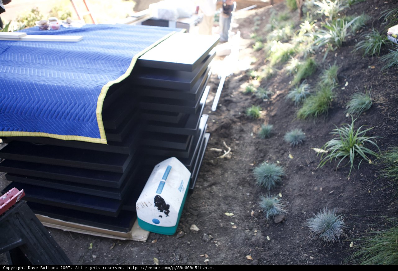 Planting Boxes at the Foot of a Hill