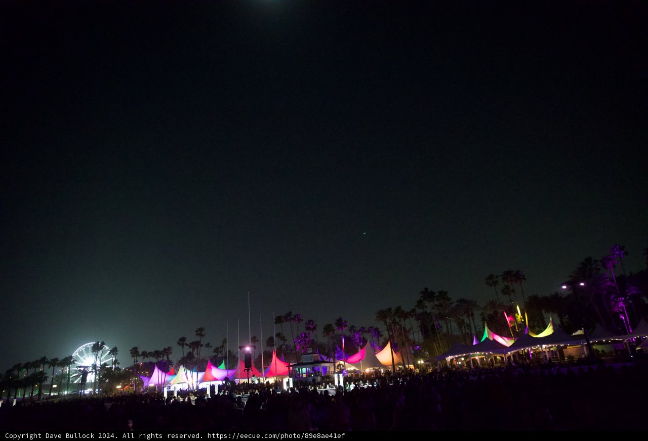 Midnight Pulse: Coachella 2024 Under the Stars