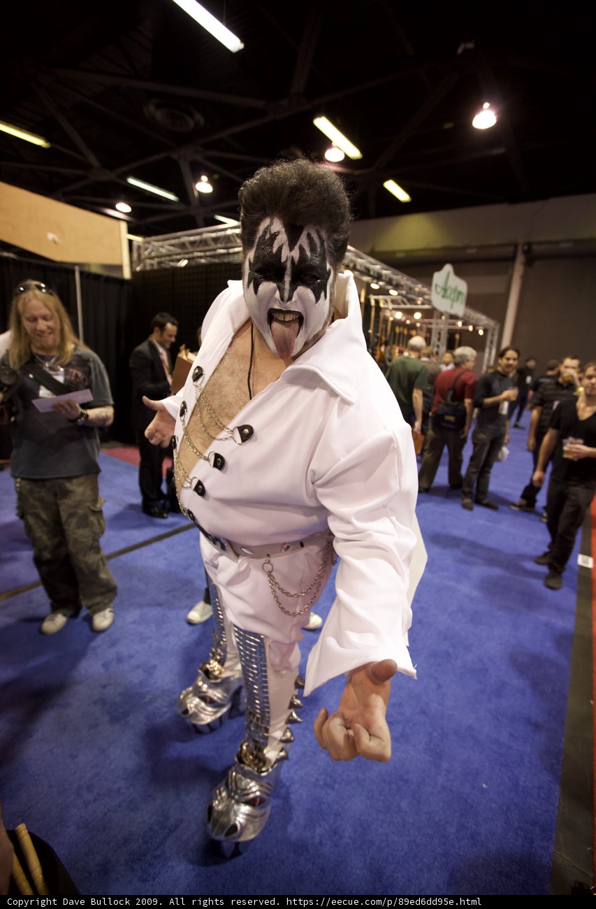 Nick Stahl as Kiss at NAMM
