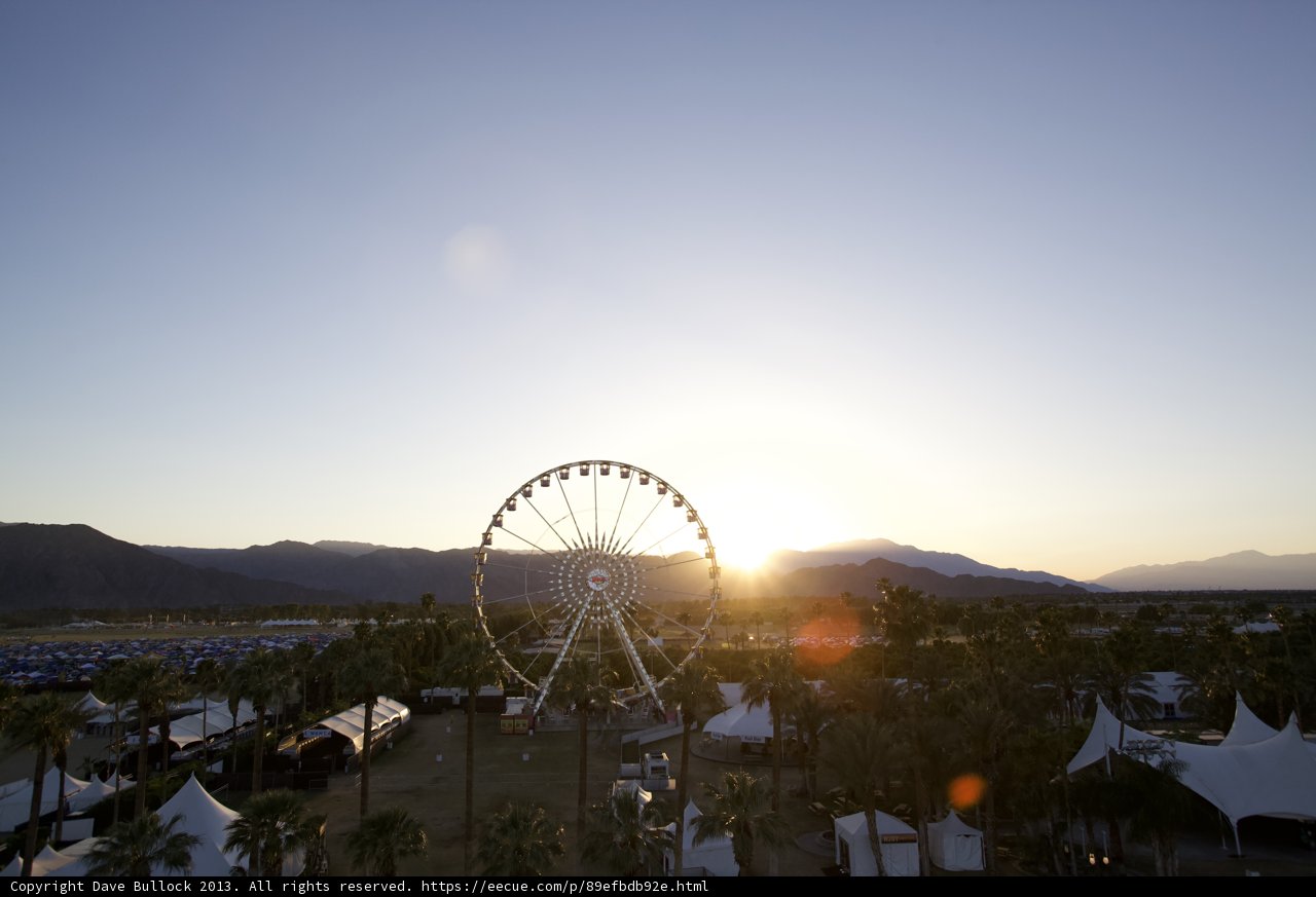 The Magic of the Ferris Wheel at Sunset