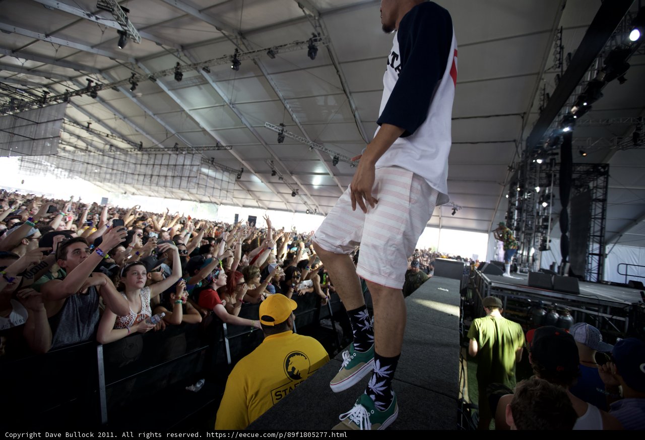 Skateboarding Amongst the Crowd