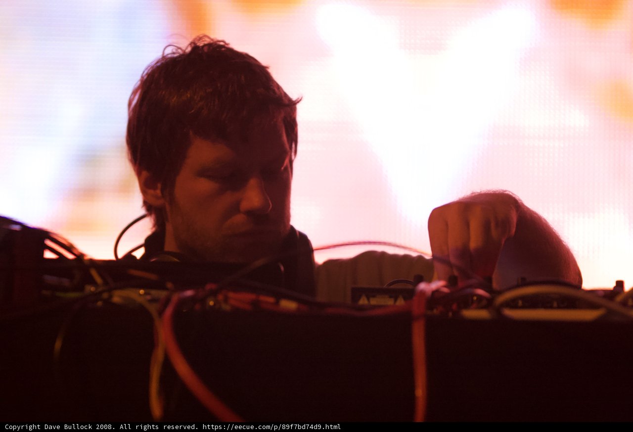 Aphex Twin rocking the Coachella stage