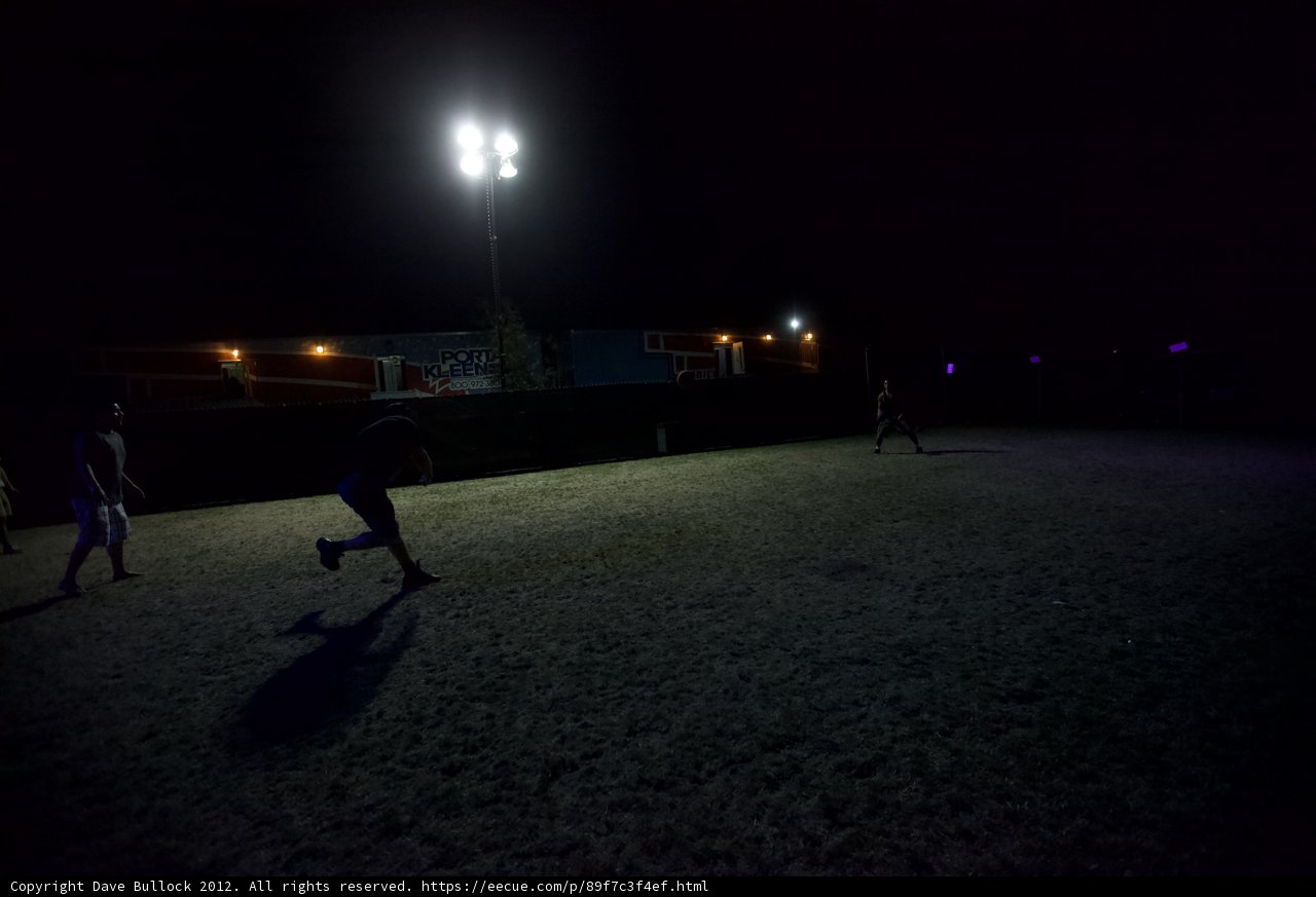 Night Soccer Game Under the Stars