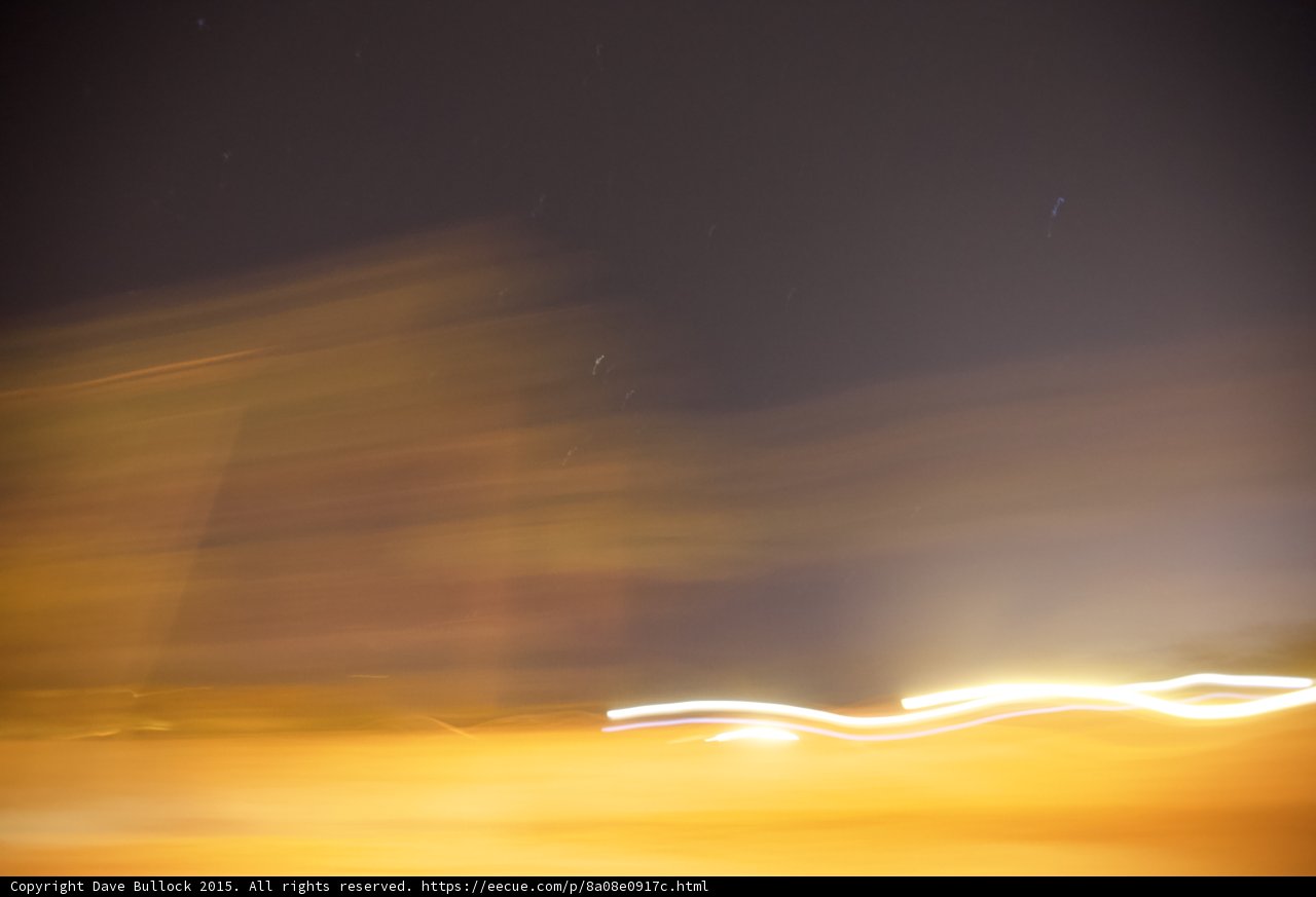 Blurry Night Drive