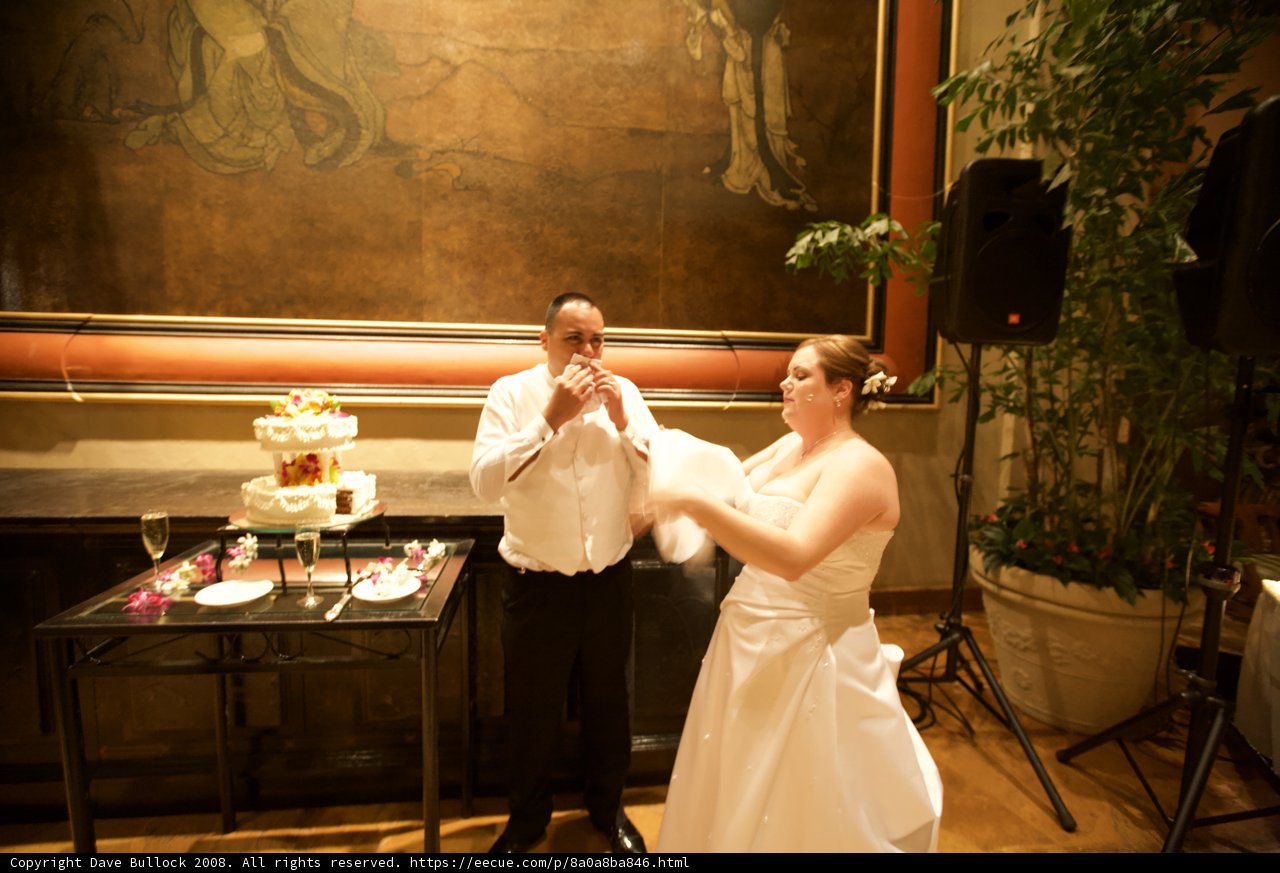 A Beautiful Couple on their Wedding Day