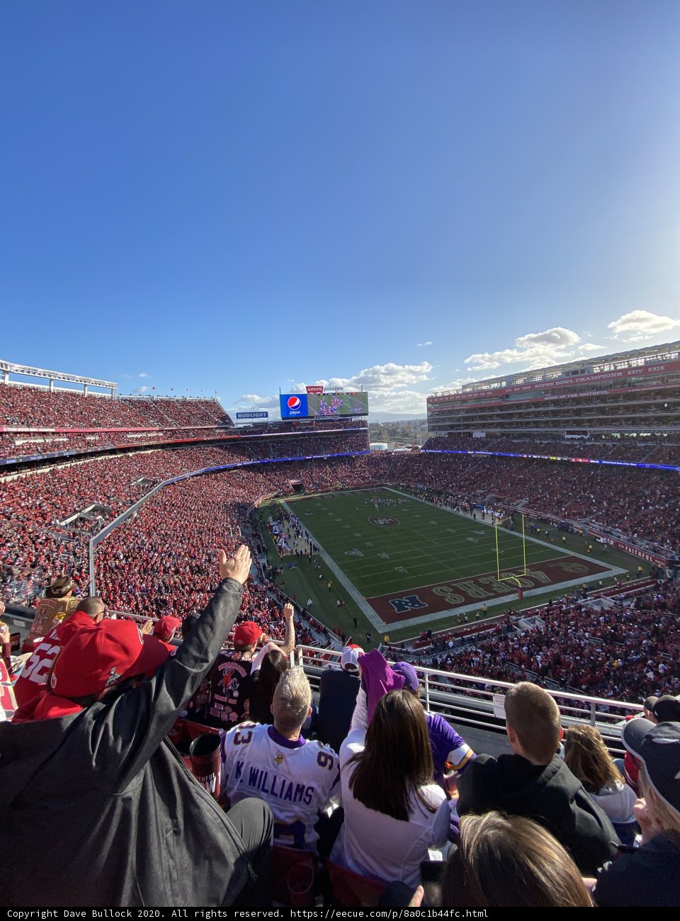 A Sea of Fans at Levi's Stadium