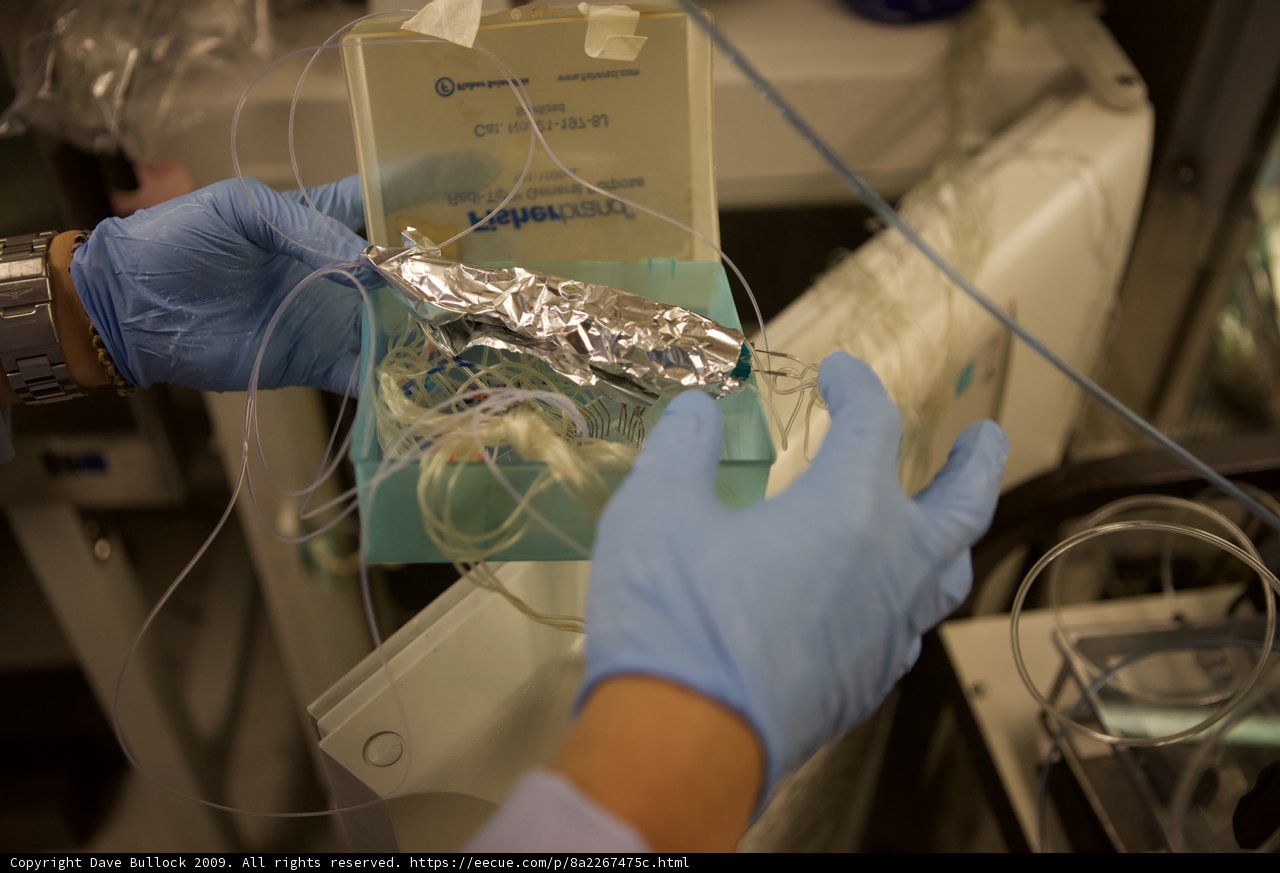 Holding Aluminum Foil in the Lab
