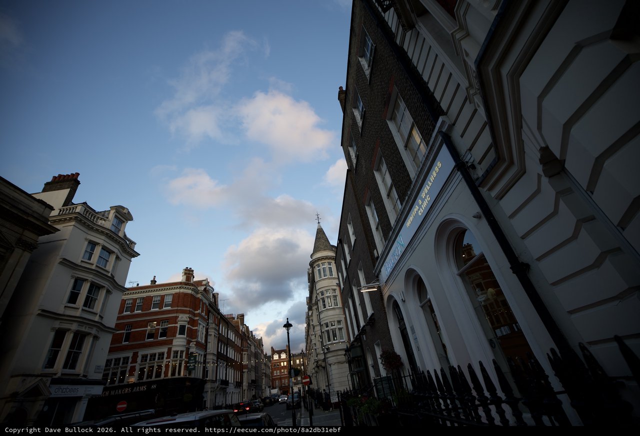 Victorian Architecture at Dusk in Historic London
