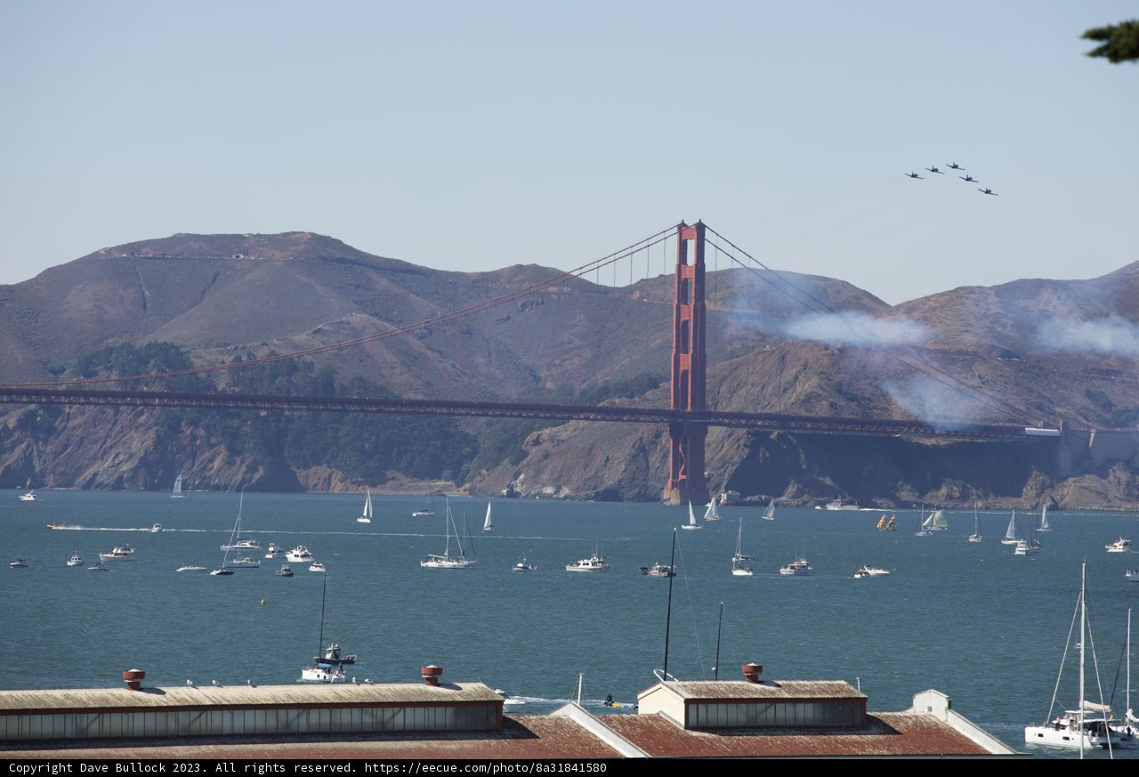 Fleet Week Air Show Spectacle at San Francisco's Great Meadow Park