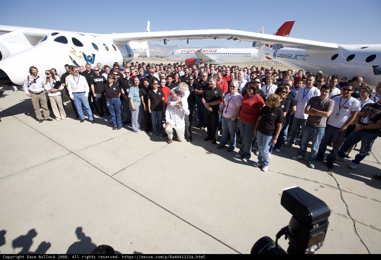 Taking Flight: Burt Rutan and Chris Dittmar with White Knight Two