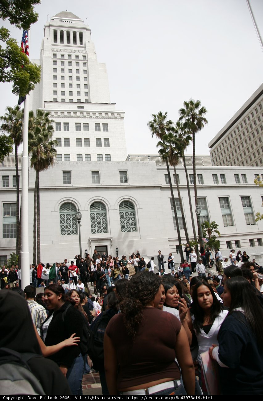 School Walkout in the Heart of Metropolis