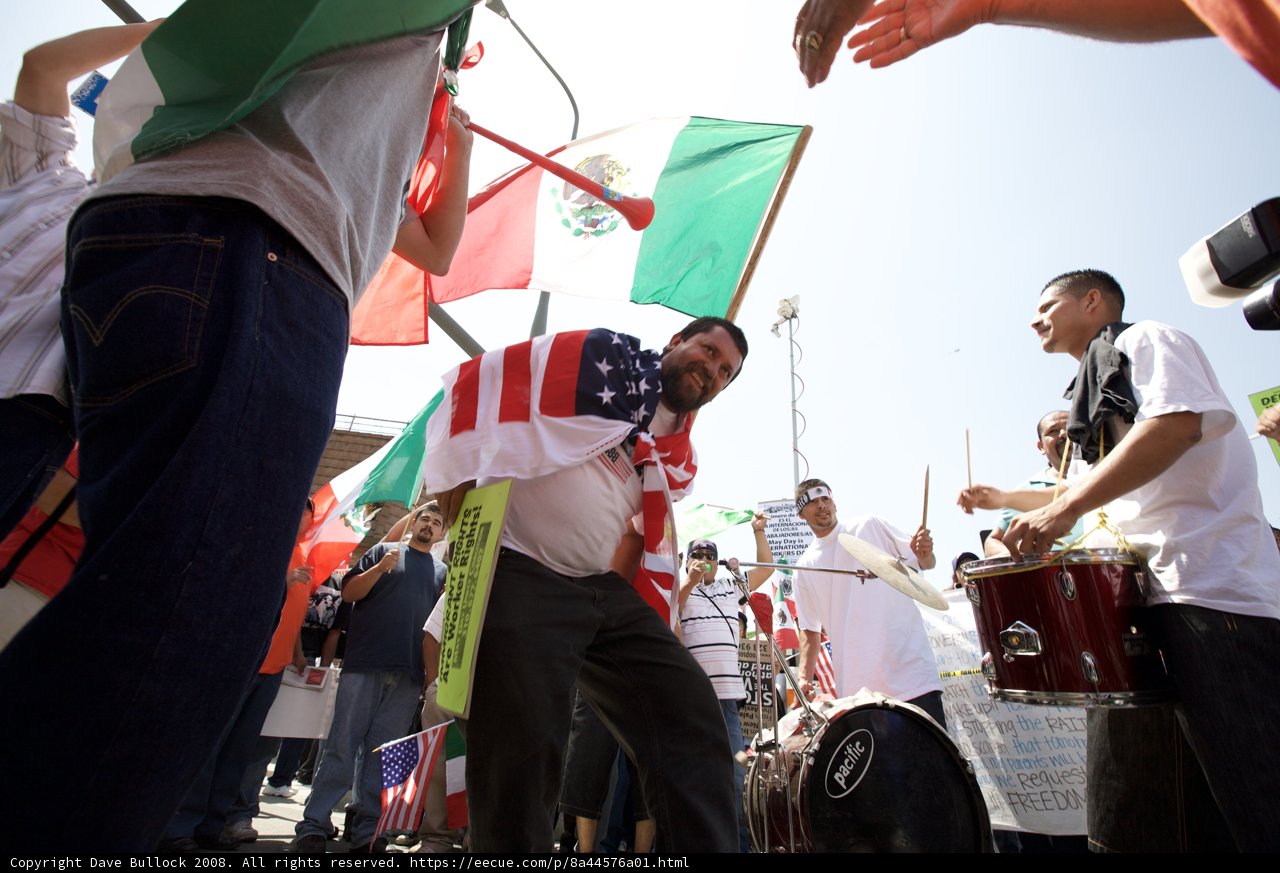 Proudly Waving the Mexican Flag