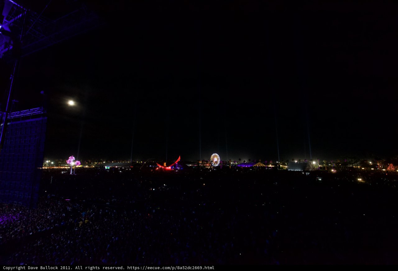 A Vibrant Night at Coachella 2011