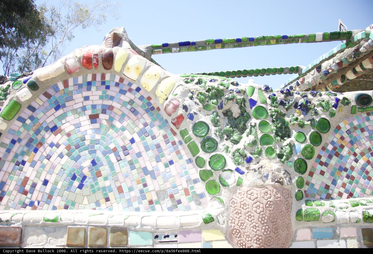 A Colorful Mosaic Building