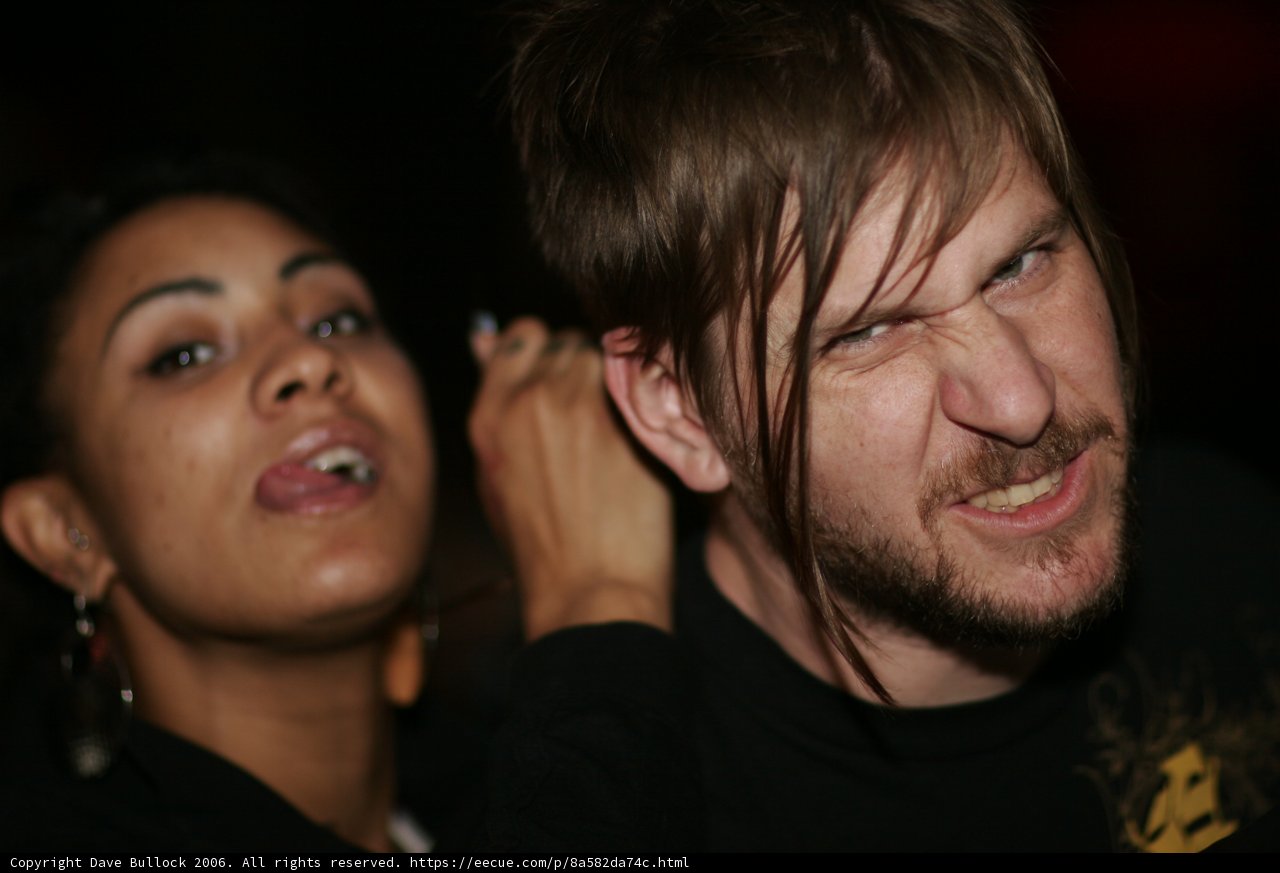 Smiling Couple at Club