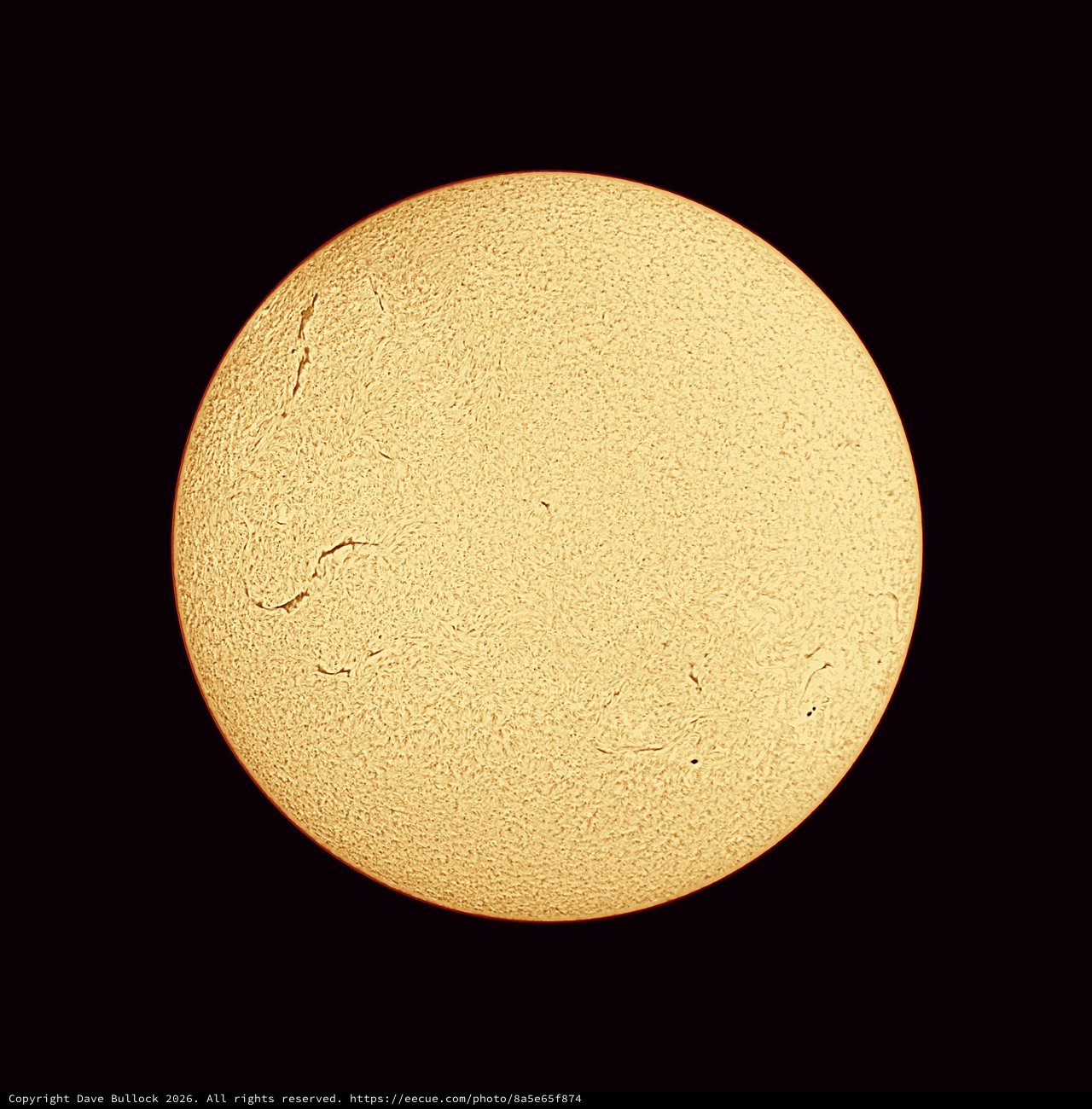 Solar Chromosphere in Hydrogen-Alpha Light