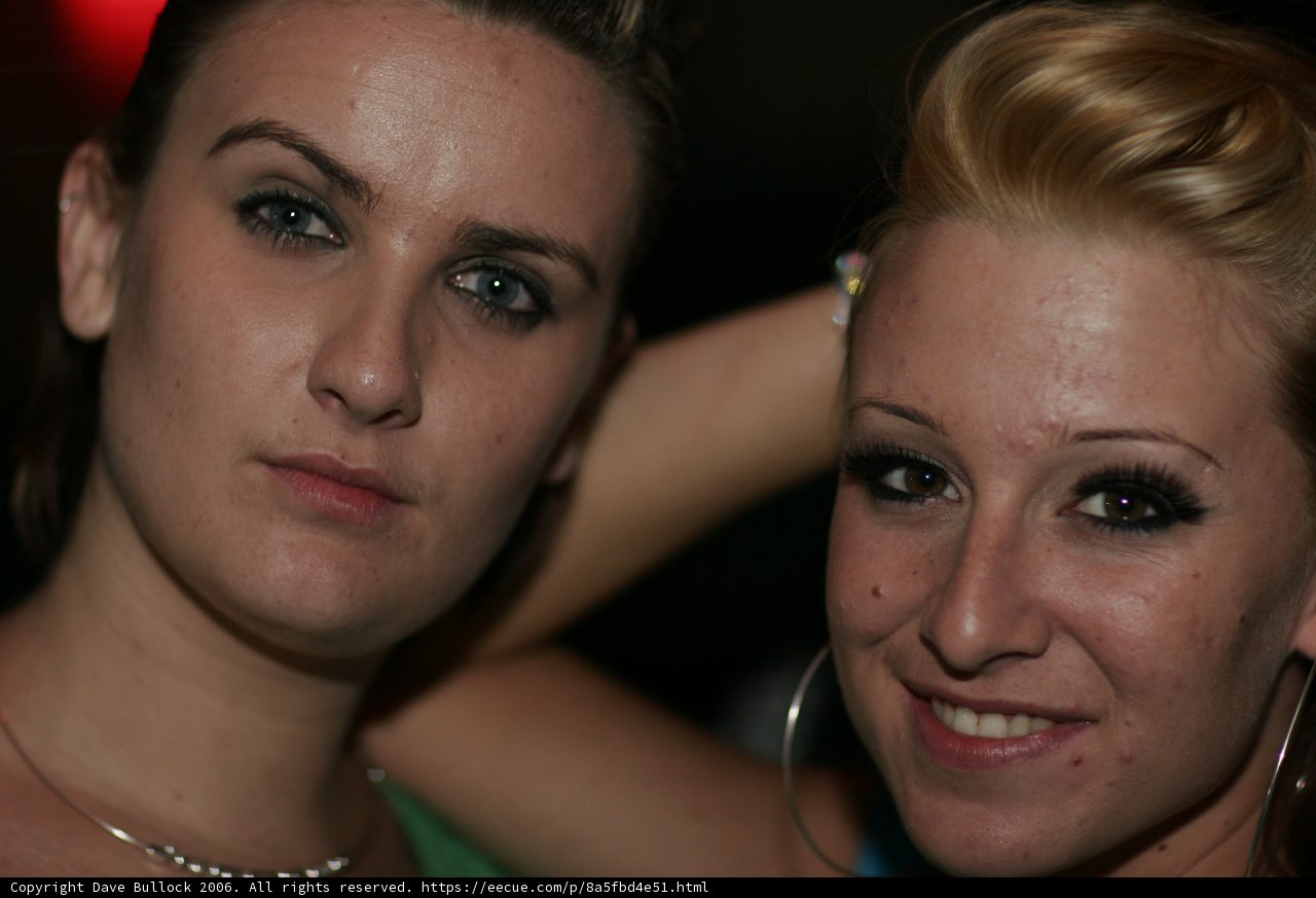 Two Women Strike a Pose