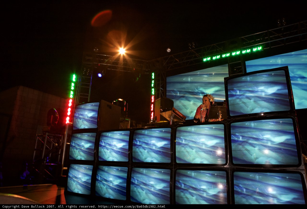 Massive Television Display