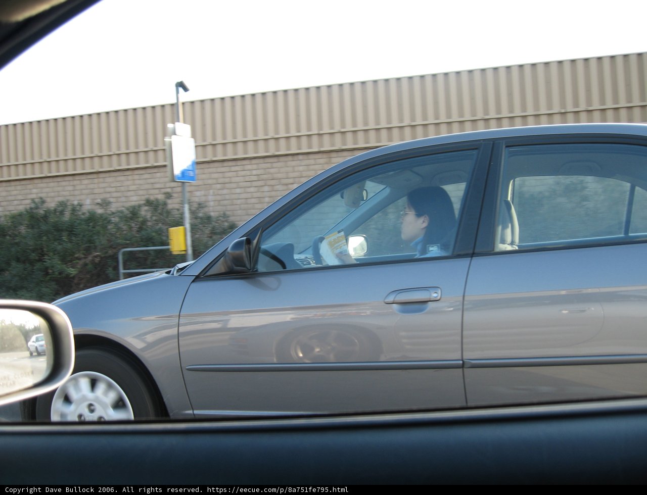 Cruising down the road in a sleek machine