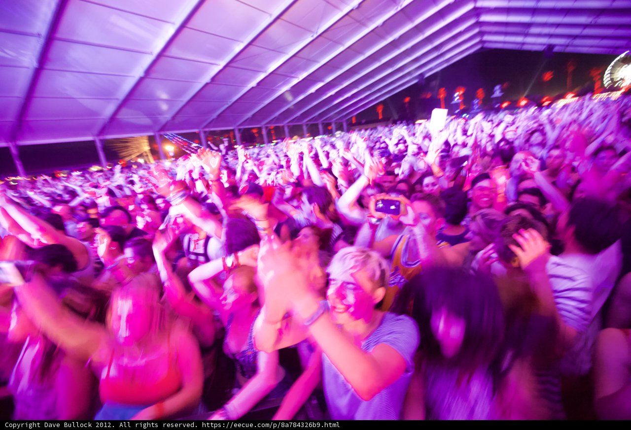 High Energy Crowd at Coachella 2012