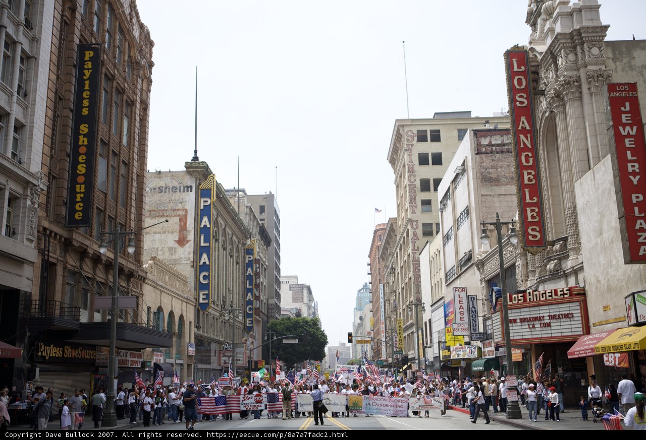 The Great American Boycott Crowd in Metropolis