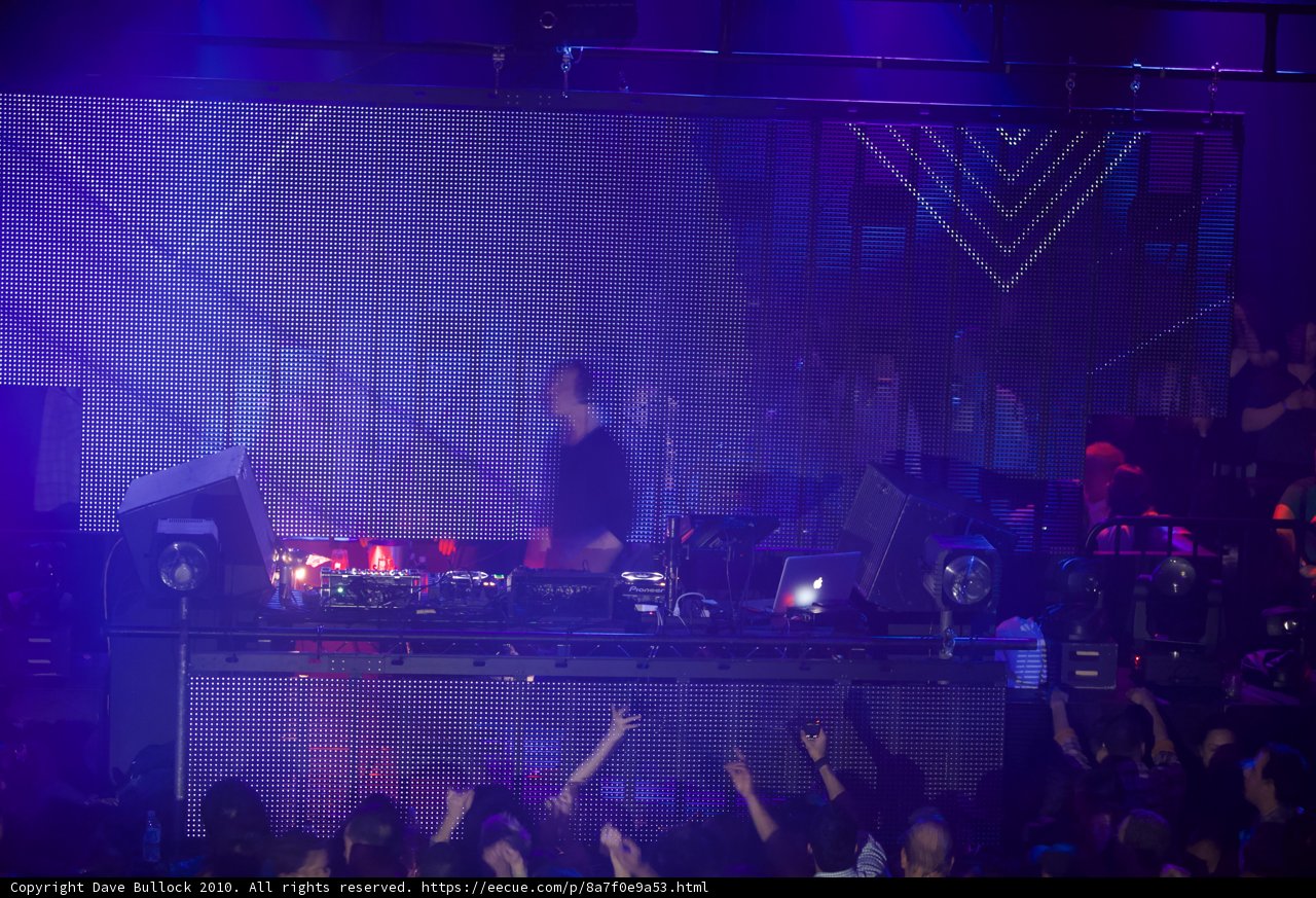 DJ Sasha energizes the crowd with his beats