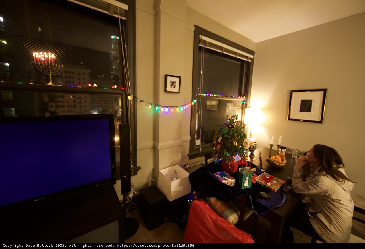 Celebrating Hanukkah and Christmas Together at Home