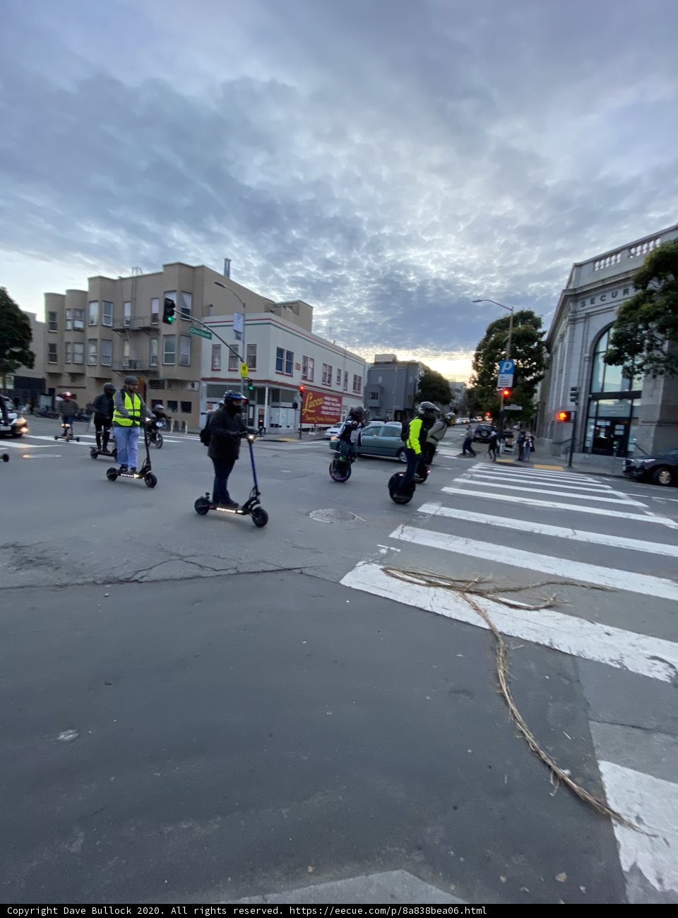 Skateboarders in Crosswalk