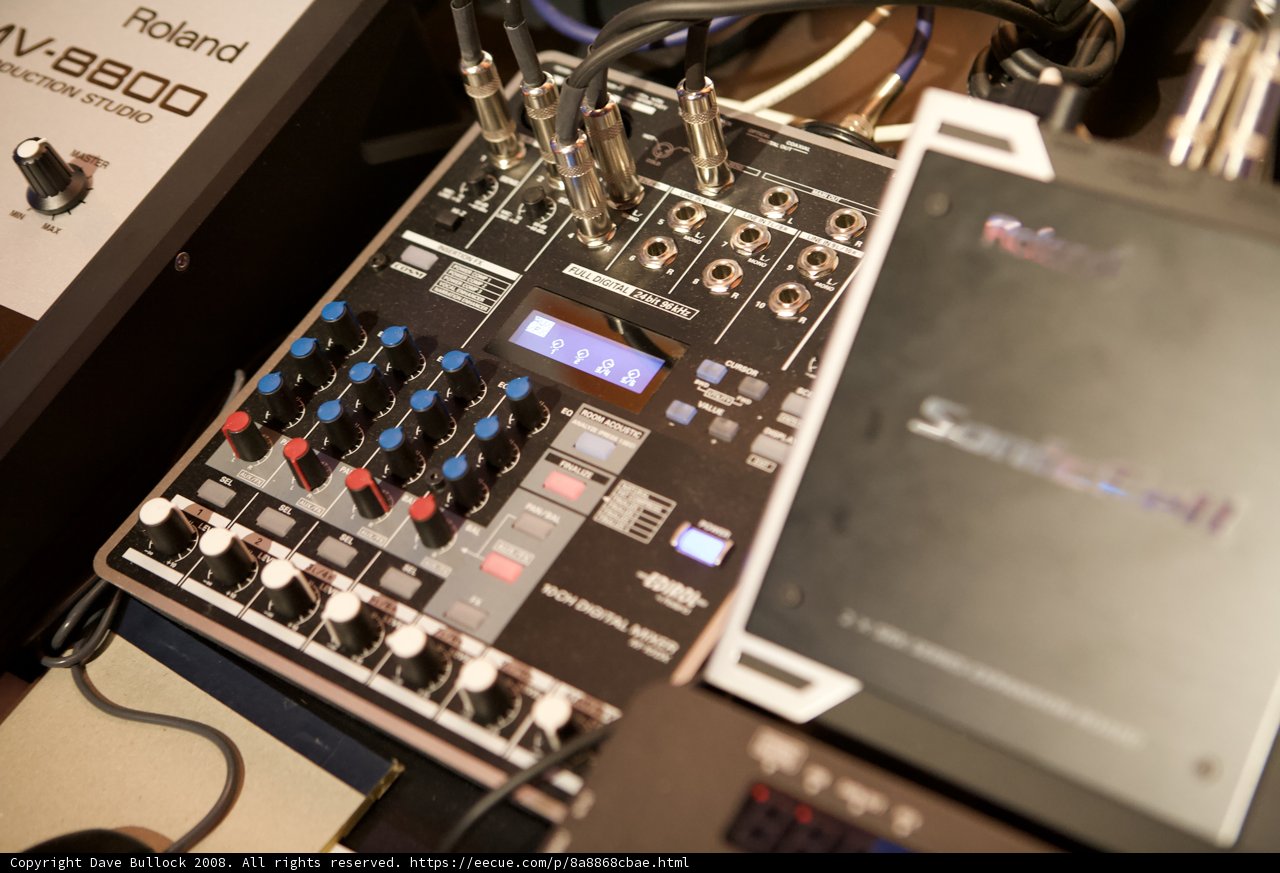 Soundboard Setup at 2008 NAMM Convention