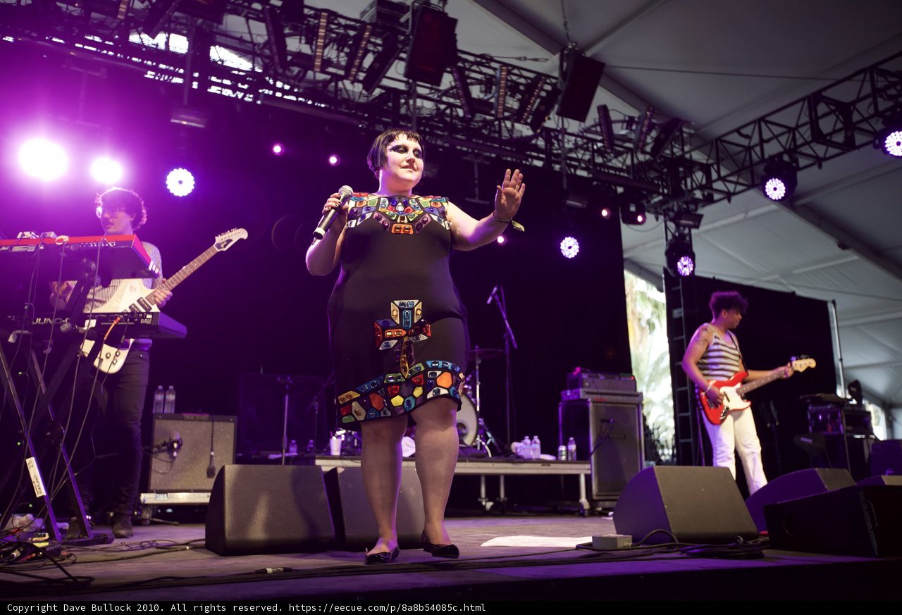 Beth Ditto Rocks the Stage at Coachella 2010
