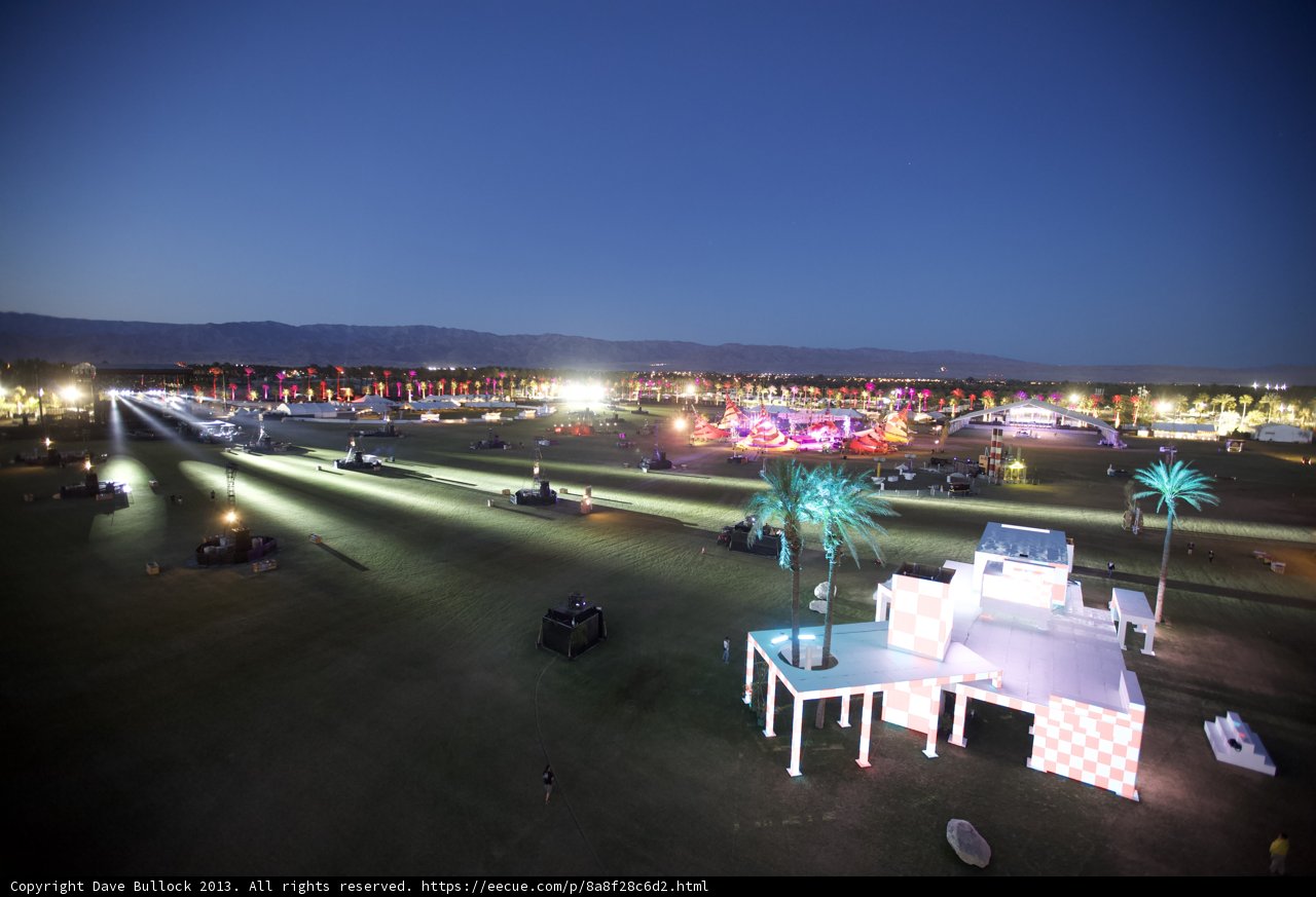 Nighttime Festivities at Coachella