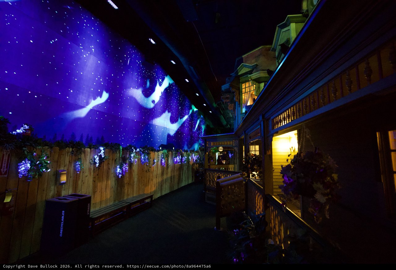 Magical Aurora Display at Meow Wolf Installation