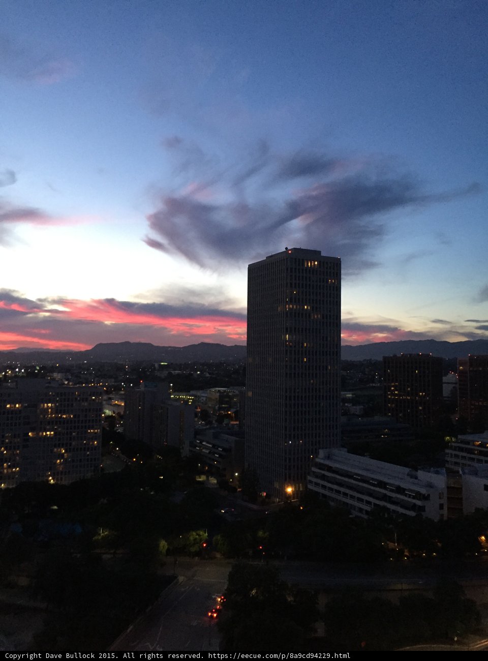DWP Building Dusk