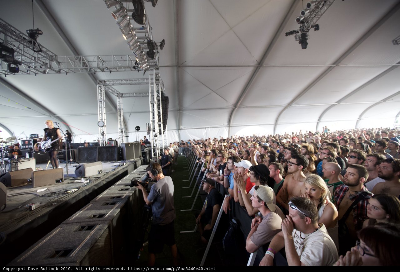 Coachella Crowd Rocks Out to the Sounds of (Band Name)
