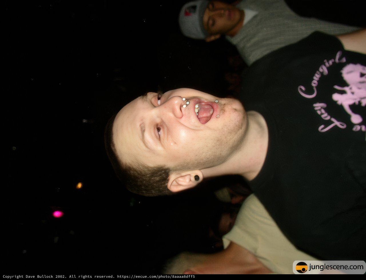 Man Laughing with Teeth and Mouth Open
