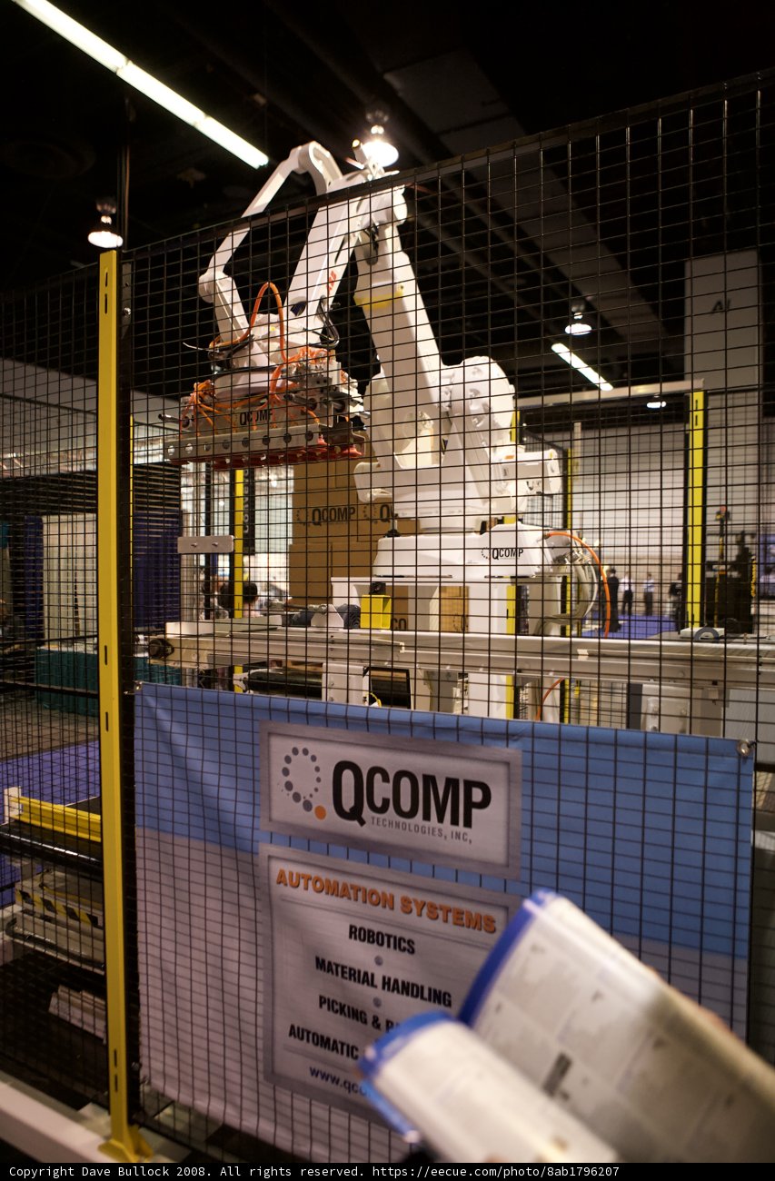 Robotic Worker Under Lock and Key