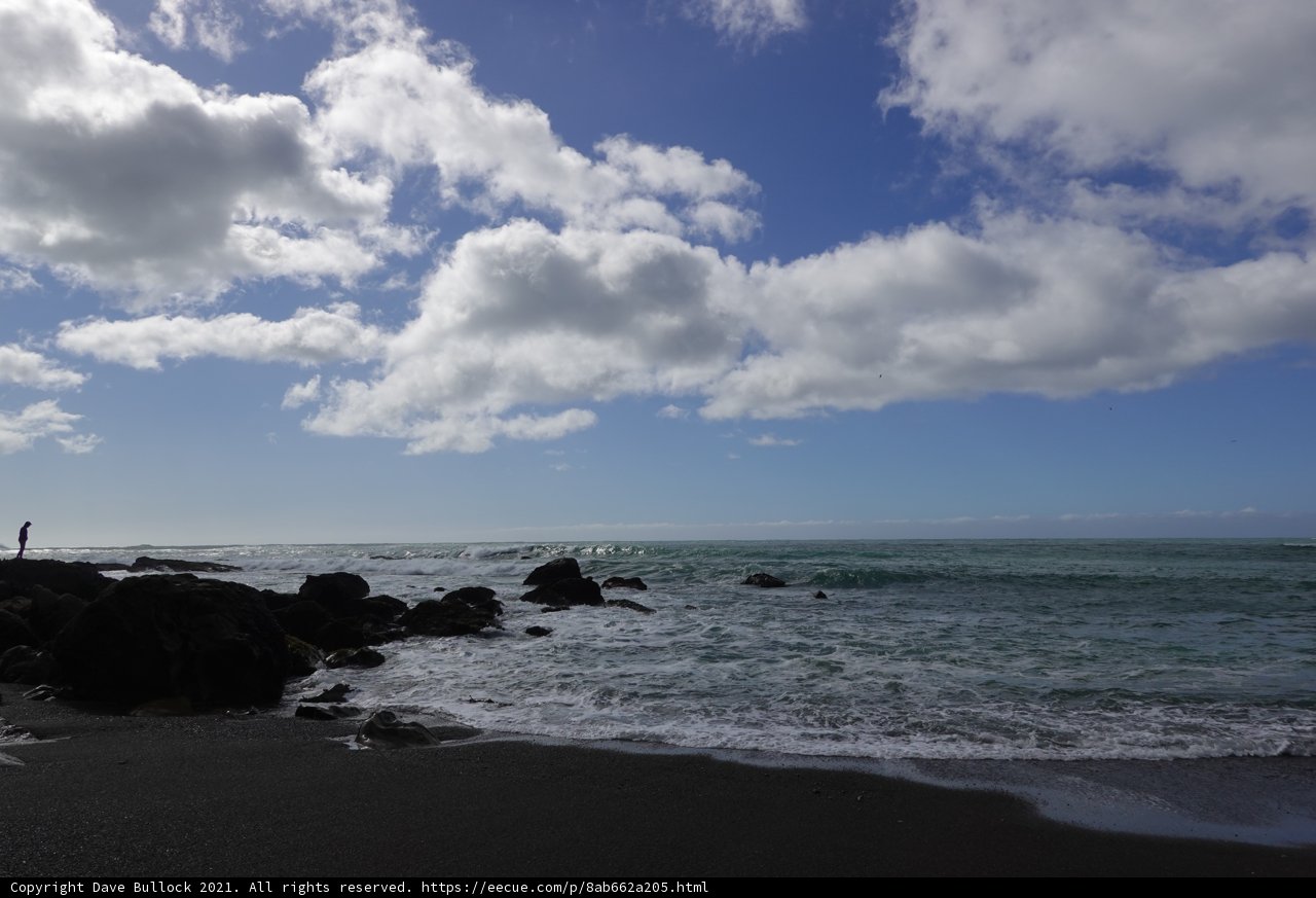 Serenity at the Black Sand Beach