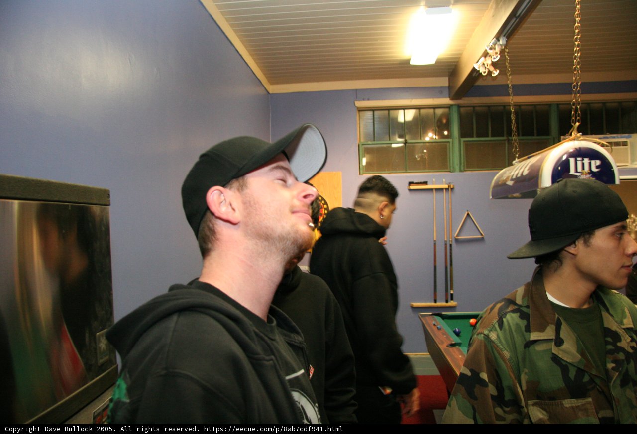 Black Hoodie in the Billiard Room
