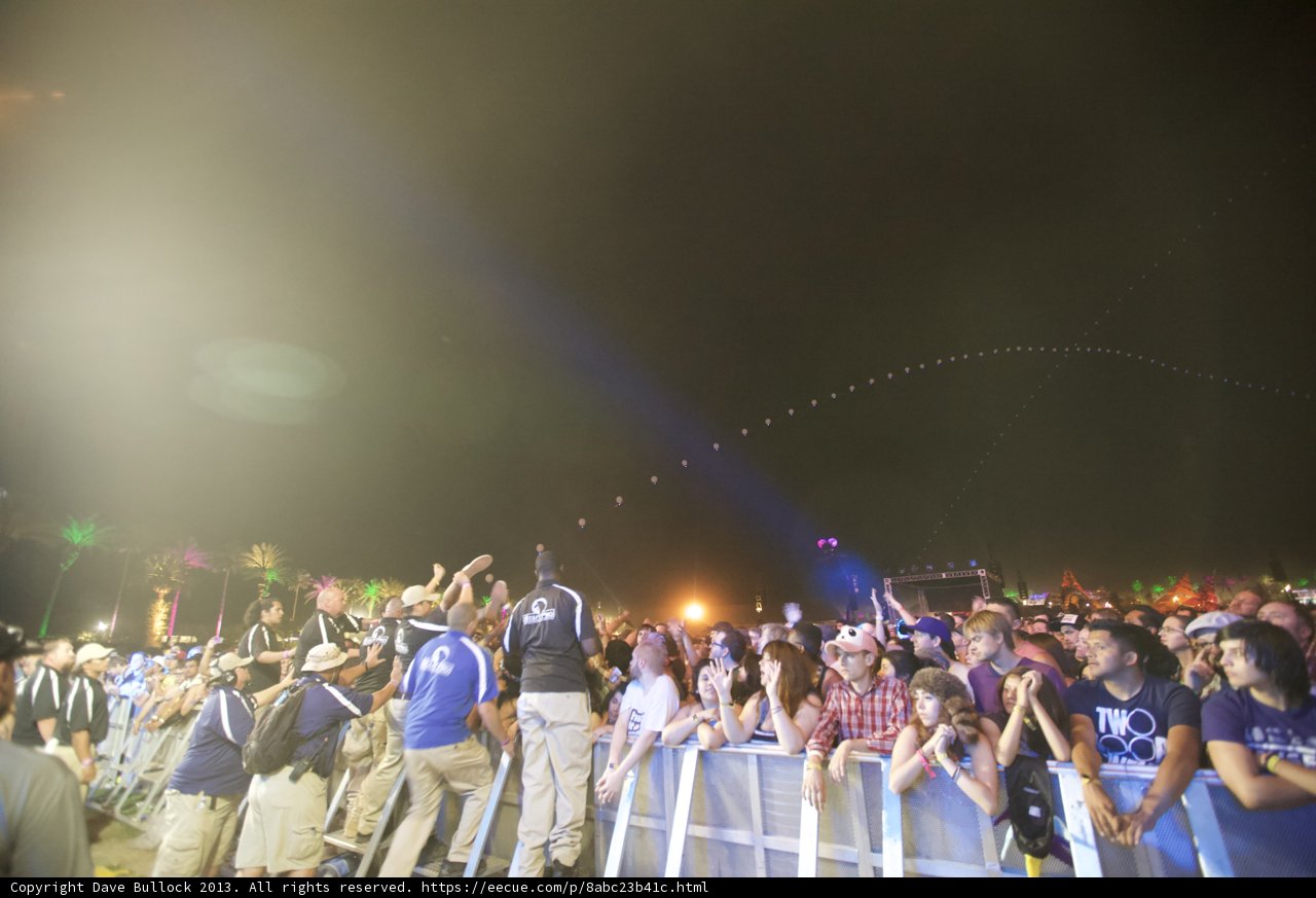 Lighting up the Night Sky at Coachella